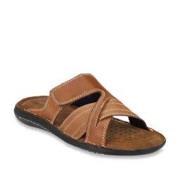 Delize Men's Tan Slides-picture-48