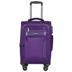 Nasher Miles Berlin Expander Soft-Sided Polyester Cabin  Purple 20 inch |55cm Trolley Bag-image-58