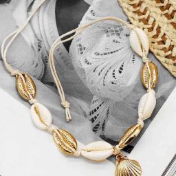 Joker & Witch Sand Stars Erica Mixed Shell Flexible fit Bracelet-20