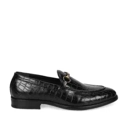 Truffle Collection Men's Jet Black Casual Loafers-image-7