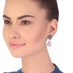 Imli Street Pink Drop Earrings-picture-49