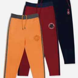HELLCAT Multicolor Solid Trackpants (Pack Of 3)-image-5