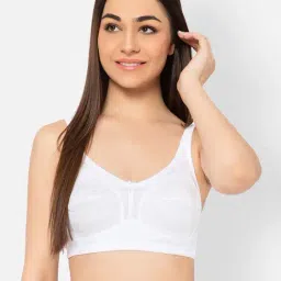 Clovia White Full Coverage Bra-15