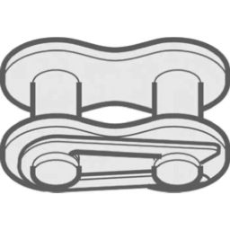 Renold (Blue Box) 10B-1 Simplex Chain Connecting Link Steel Roller Chain Link, 10B1S26 (Pack of 5)-image-44