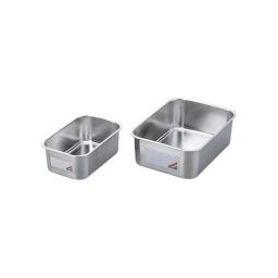 AS ONE Deep Type Stainless Steel Tray With Memo 5 L Stainless Steel, 1-6171-07-image-56