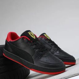 Puma Men's Ferrari Caven 2.0 Black Casual Sneakers-image-16
