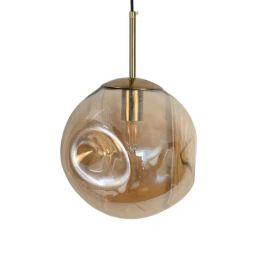 Whispering Homes Postmodern Amber Crystal Glass Pendant Light-image-37