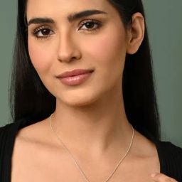 Clara 925 Sterling Silver Platinum Plated Swiss Zirconia Heart's Desire Solitaire Pendant Chain Necklace for Women-image-97