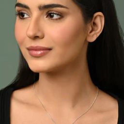 Clara 925 Sterling Silver Platinum Plated Swiss Zirconia Carla Solitaire Pendant Chain Necklace for Women-image-92