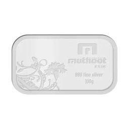 Swethavarsham Muthoot Exim 999 100gm Silver Bar-image-50