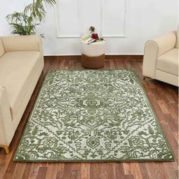 Presto Green Polyester Traditional Carpet-image-62