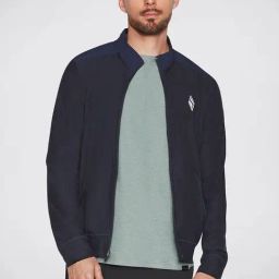 Skechers Navy Regular Fit Sports Jacket-image-8