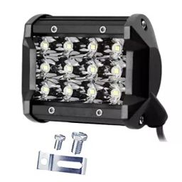 Auto Pearl 12 LED Bar Light Auto Pearl Universal Bike Car Fog Light Fitting for Ducati Hyperstrada (48W)-25