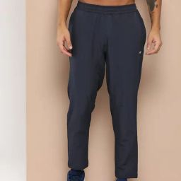 ALCIS Navy Slim Fit Drytech Soft-Touch Running Trackpants-image-9