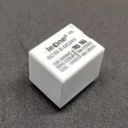 Invento ISC 1507-4 White Current Sugar Cube PCB Mount Relay SPDT Relay 10A Set of 10 image 1