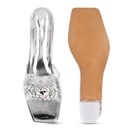 Try Me Embellished Open Toe Block Heels image 5