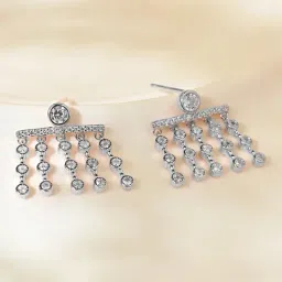 Touch925 925 Pure Silver Elegant Drop Earrings-image-7