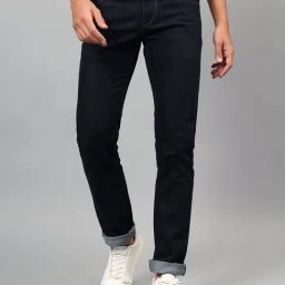 Cantabil Blue Regular fit Solid Jeans-image-56