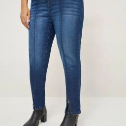Gia by Westside Blue High-Rise Slim-Fit Jeans-picture-13