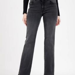 Guess Black Cotton Solid Jeans-image-75