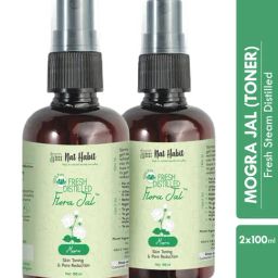 Nat Habit Mogra Fresh Distilled Floral Jal - Pack of 2-12