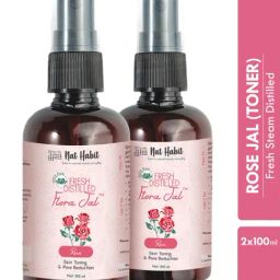 Nat Habit Rose Fresh Distilled Floral Jal - Pack of 2-69