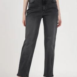 Guess Black Cotton Solid Jeans-image-94