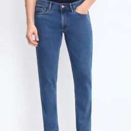Allen Solly Blue Cotton Skinny FitFitJeans-image-69