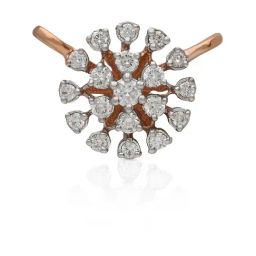 malabar gold and diamonds Malabar Gold & Diamonds 18k Rose Gold Pendant For Women-picture-8