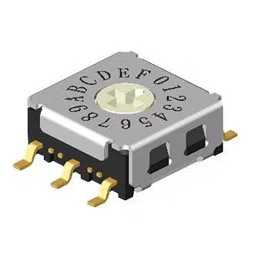 MULTICOMP PRO Rotary Coded Switches SWITCH, ROTARY, 7X7, 16 POS, 3X3, MCR7M3-16RA-V-B-picture-13