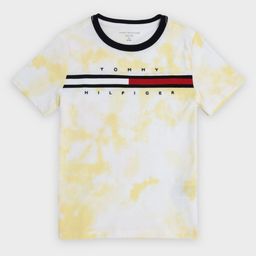 Tommy Hilfiger Boys Tie & Dye Dyed Round Neck Short Sleeves Pure Cotton T-shirt-picture-20