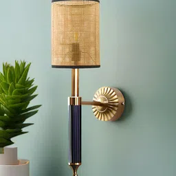 akway Beige Metal Cylinder Shaped Wall Lamp-image-70
