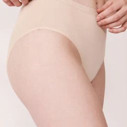 La Vie En Rose Beige Cotton Panty-image-5