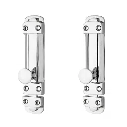 Screw Tight 5.7 Inch Brass Chrome Plated Finish Slide Bolt B022002CP-2 (Pack of 2)-image-77