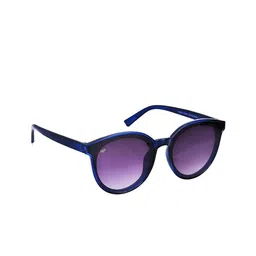 PIRASO Unisex Round Sunglasses with UV Protected Lens P8896 BLUE-19