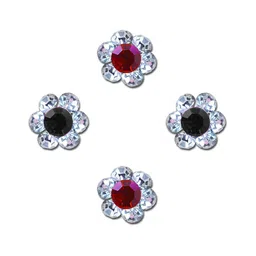 Comet Busters Self Adhesive Stone Studded Nose Studs Stickers-42