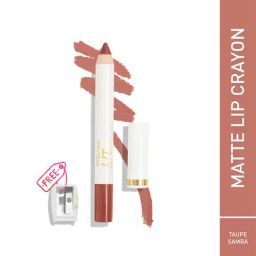 MyGlamm LIT Matte About It Lip Color Taupe Samba - 2.8 gm-10