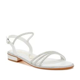 London Rag Women's White Ankle Strap Sandals-image-67
