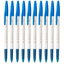 Reynolds Ball Pen 0.7 mm Fine Tip Blue Ink Color (Pack of 10)-picture-45