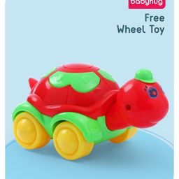 Babyhug Turtle On Wheel- Red & Green-18