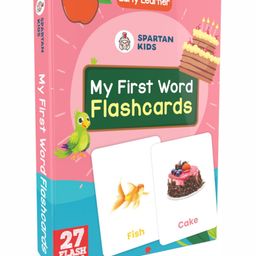 Aditi Toys Spartan Kids Educational Flash Cards for Kids Early Preschool Learning Flash Cards Easy & Fun Way of Learning Set of 27 Cards (My First Word Flashcards)-5