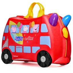 Trunki Rideon Shaped Peppa Pig Print Suitcase - Red-picture-13