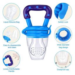 Boxot Impex Baby Cerelac Rice Paste Milk Cereal Bottle Food Feeder & Baby Fruit Nibbler & Silicone Teether (color may vary) image 3