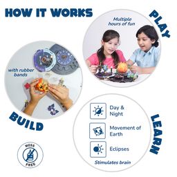 Smartivity DIY Space Shooters STEM Educational & Construction-based Activity Game Kit - 183 Pieces image 4