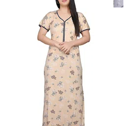 G4Girl Printed Maxi Nightdress pack of 2-image-69