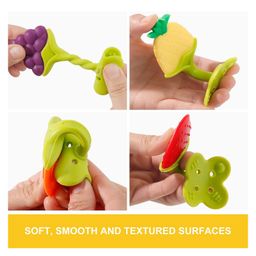 Boxot Impex Baby Cerelac Rice Paste Milk Cereal Bottle Food Feeder & Baby Fruit Nibbler & Silicone Teether (color may vary) image 5