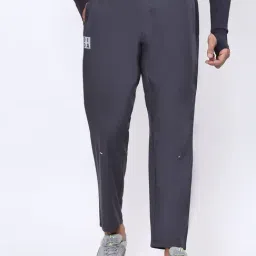 Dida Grey Polyster Regular Fit Solid Trackpant-image-94