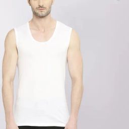 Vip White Cotton Skinny Fit Vest - Pack Of 2-picture-28