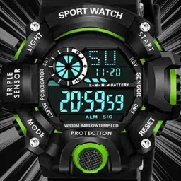 Hala Men Solid Round Tang Regular Digital Watch-14