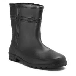 Hillson Hitter Black Gumboots PVC Sole Height 9 Inch, Size 10-image-54